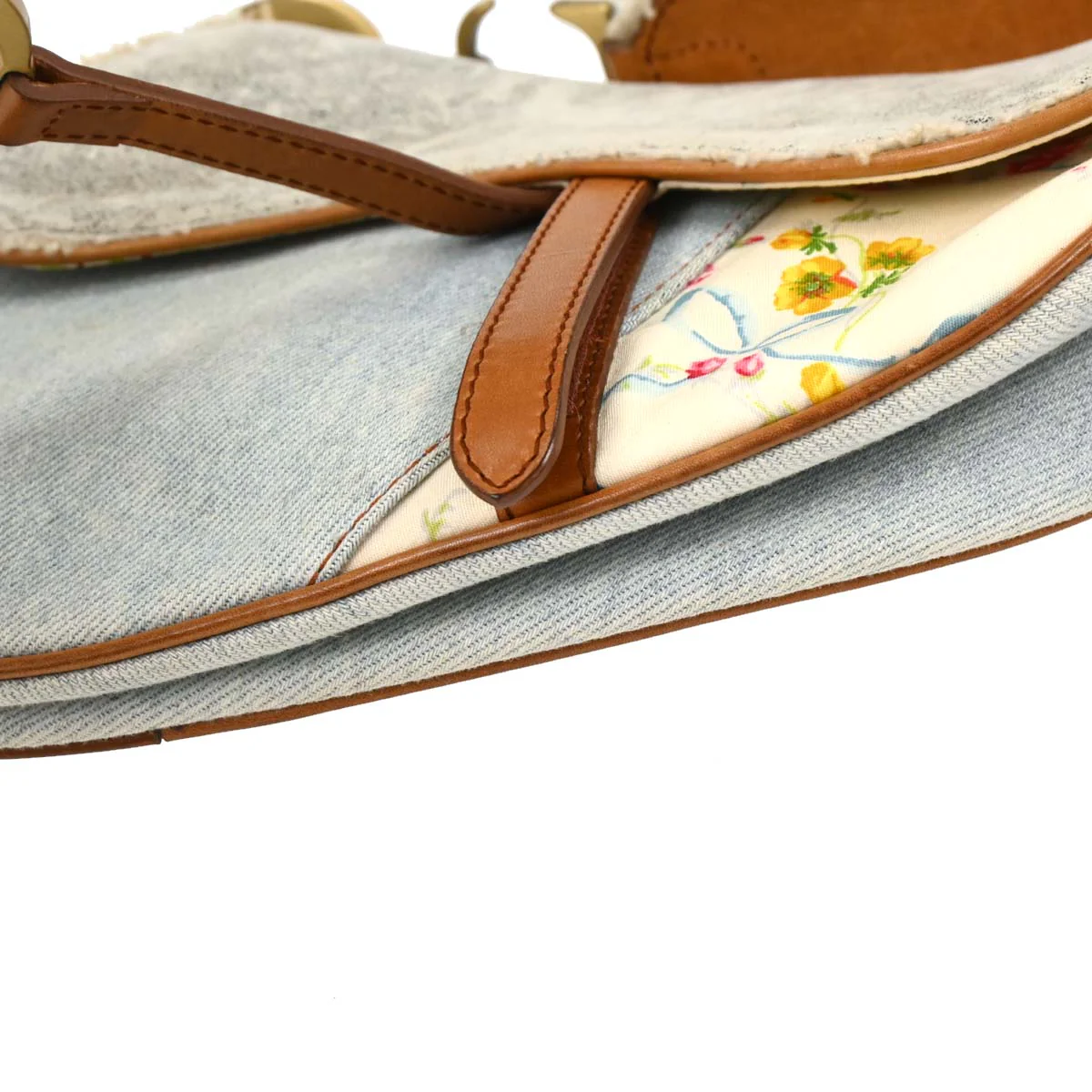 Christian Dior 2004 Canvas Saddle Handbag - Image 6