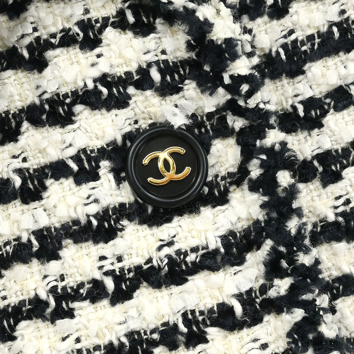 Chanel Single Breasted Jacket Black #42 - Image 5