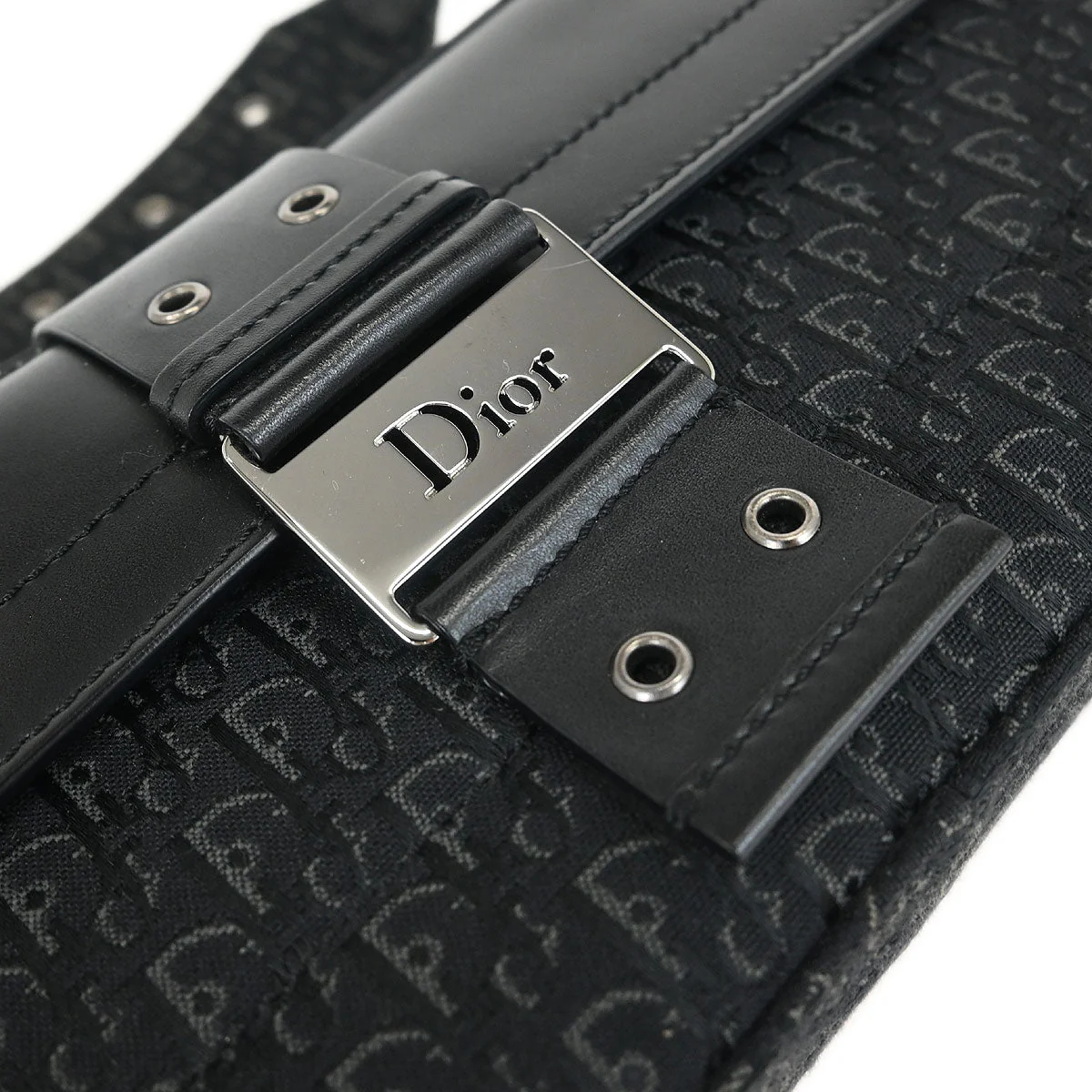 Christian Dior Black Street Chic Trotter Handbag - Image 4