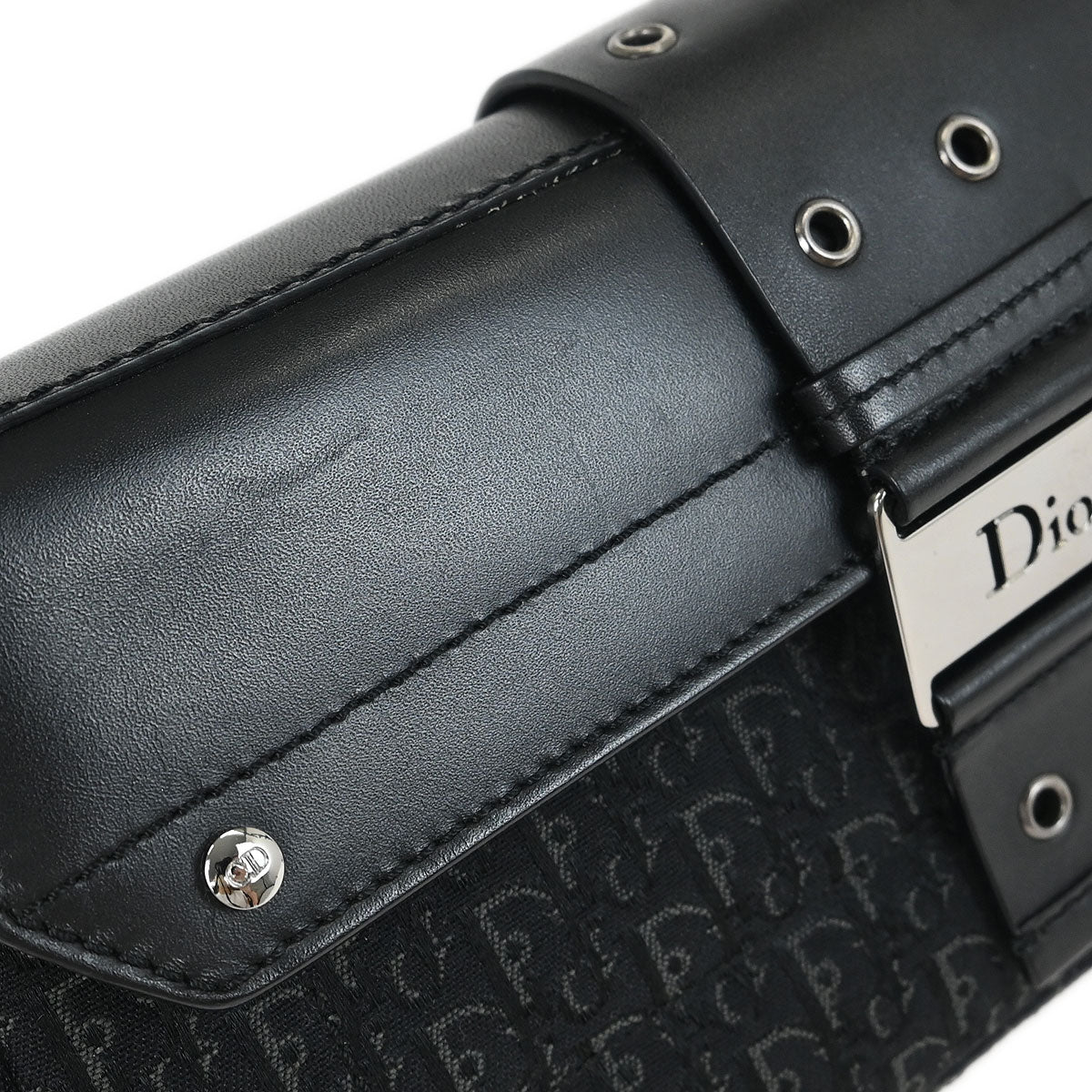 Christian Dior Black Street Chic Trotter Handbag - Image 5