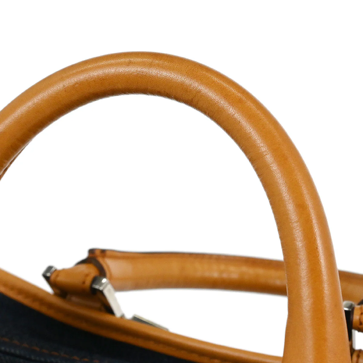 Loewe Navy Denim Amazona 28 Handbag - Image 6