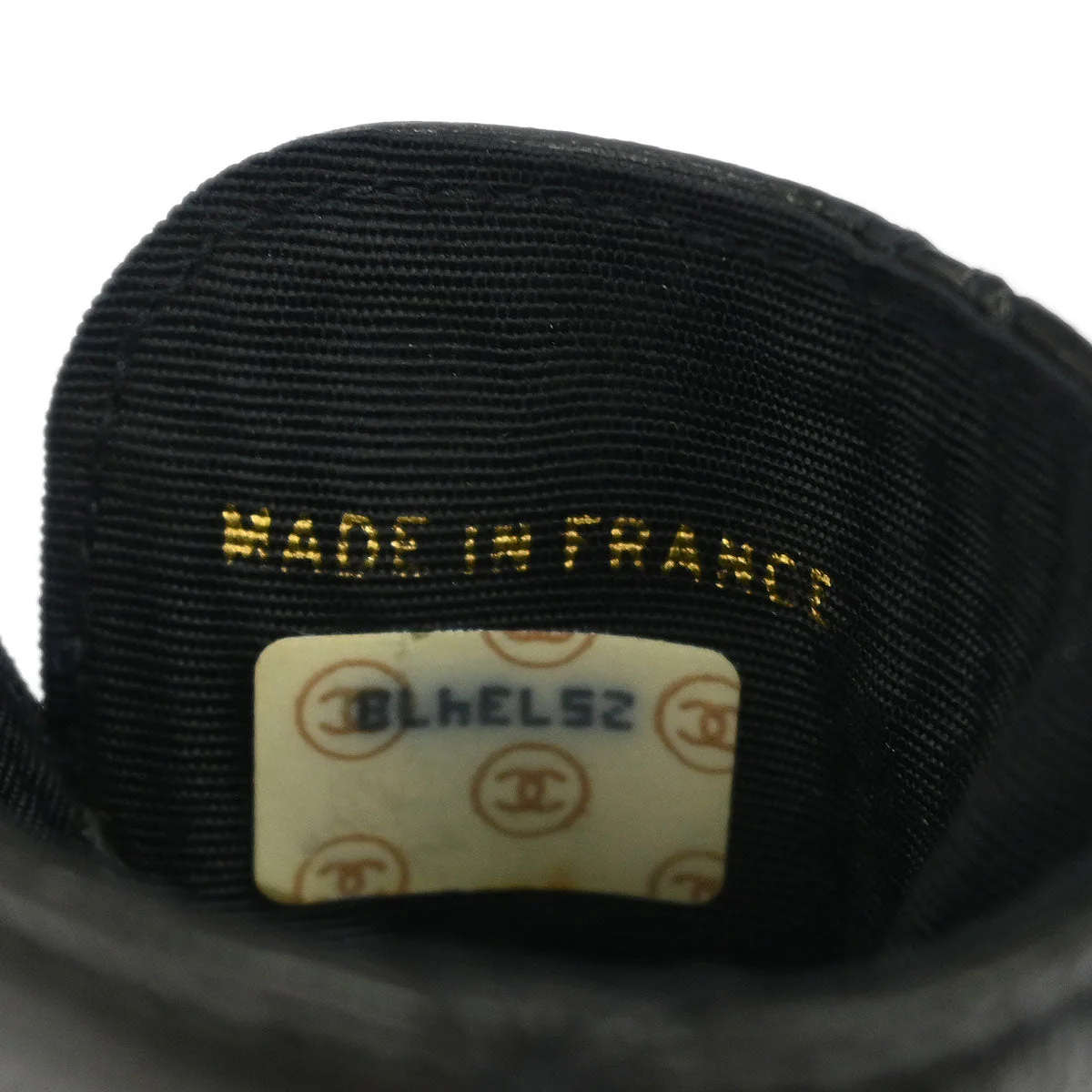 Chanel Black Lambskin Bicolore Sunglasses Case Small Good - Image 6