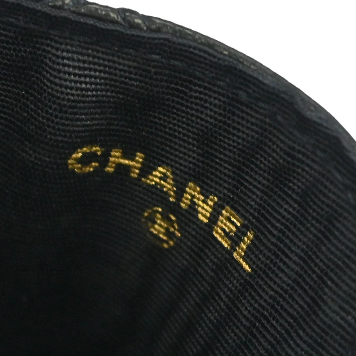Chanel Black Lambskin Bicolore Sunglasses Case Small Good - Image 7