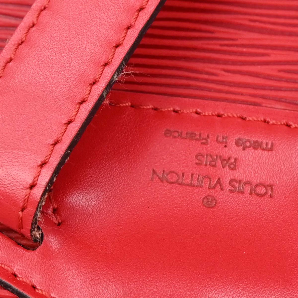 Louis Vuitton Red Epi Montsouris MM Monaco Limited Backpack - Image 10