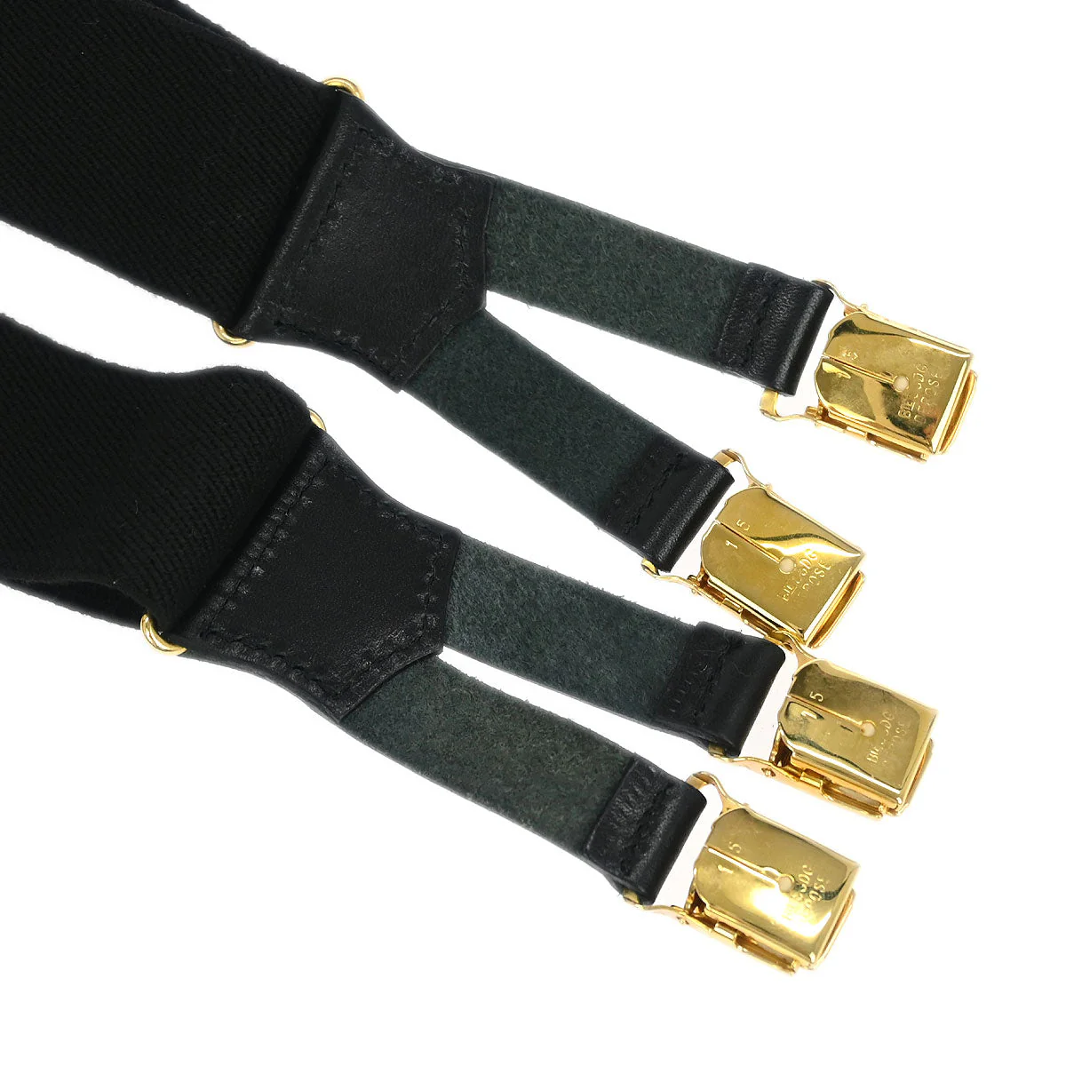 Chanel Black Suspenders Small Good 15 - Image 3