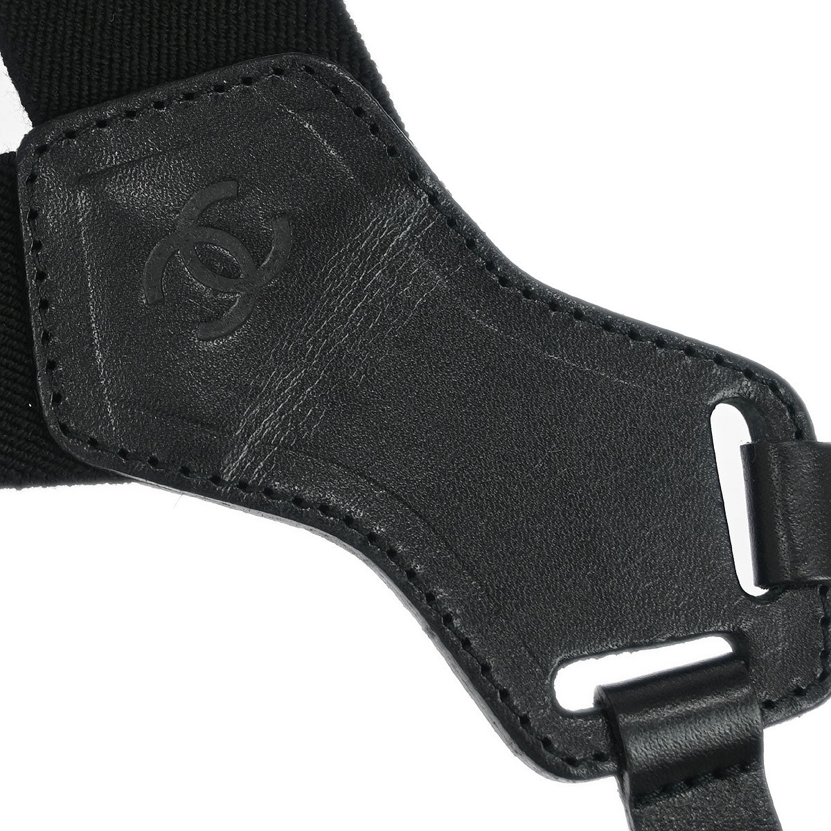 Chanel Black Suspenders Small Good 15 - Image 5