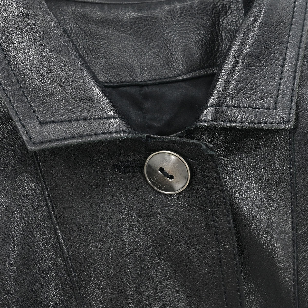 Christian Dior Single Breasted Jacket Black 3A14022053 #38 - Image 3