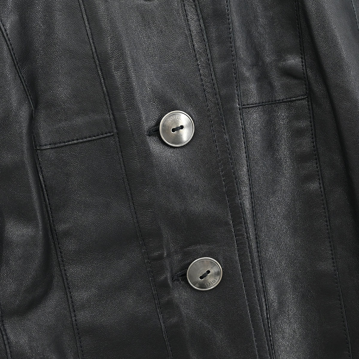 Christian Dior Single Breasted Jacket Black 3A14022053 #38 - Image 4
