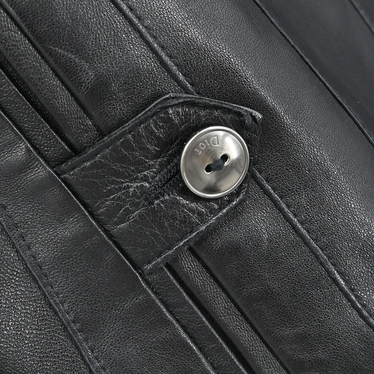 Christian Dior Single Breasted Jacket Black 3A14022053 #38 - Image 5
