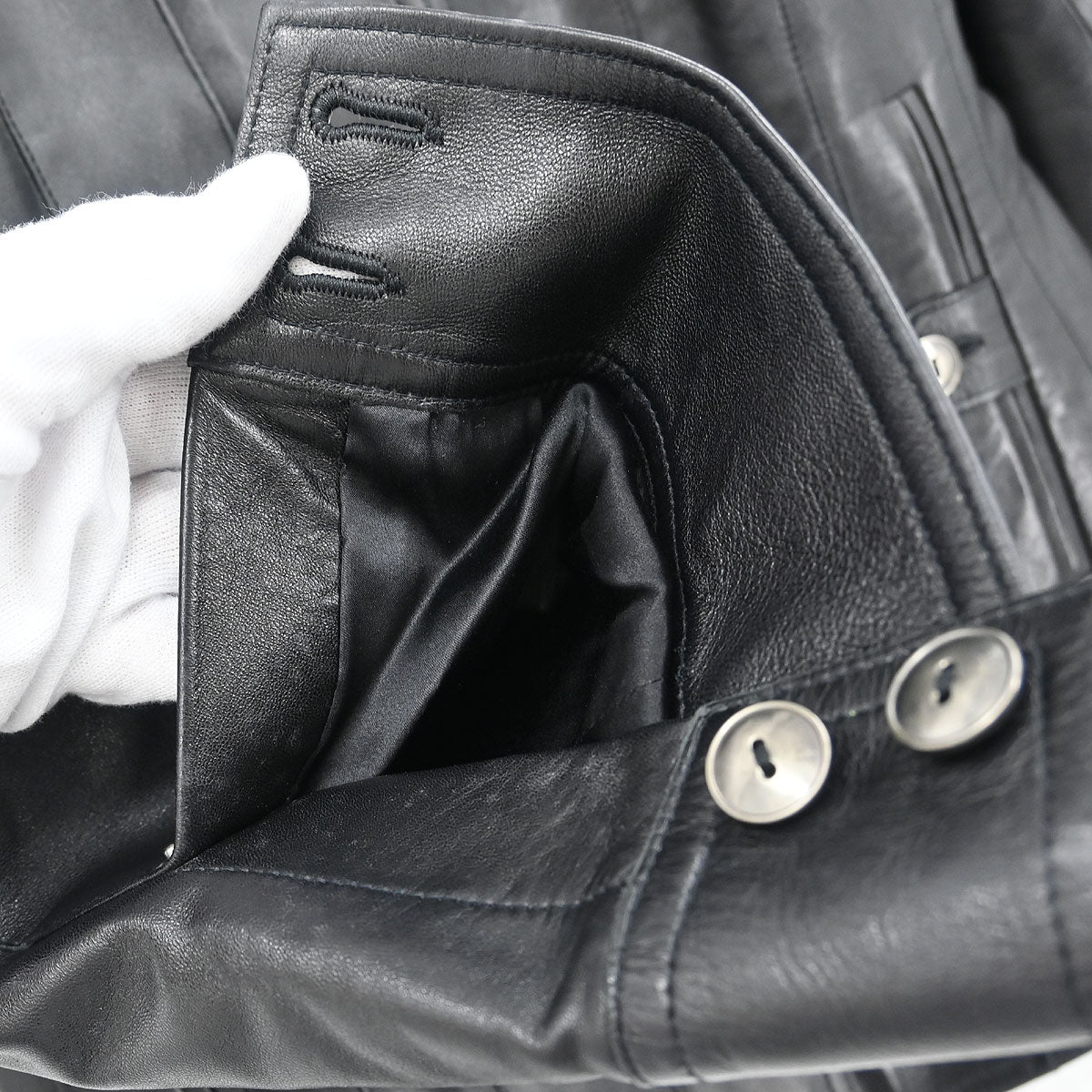 Christian Dior Single Breasted Jacket Black 3A14022053 #38 - Image 6