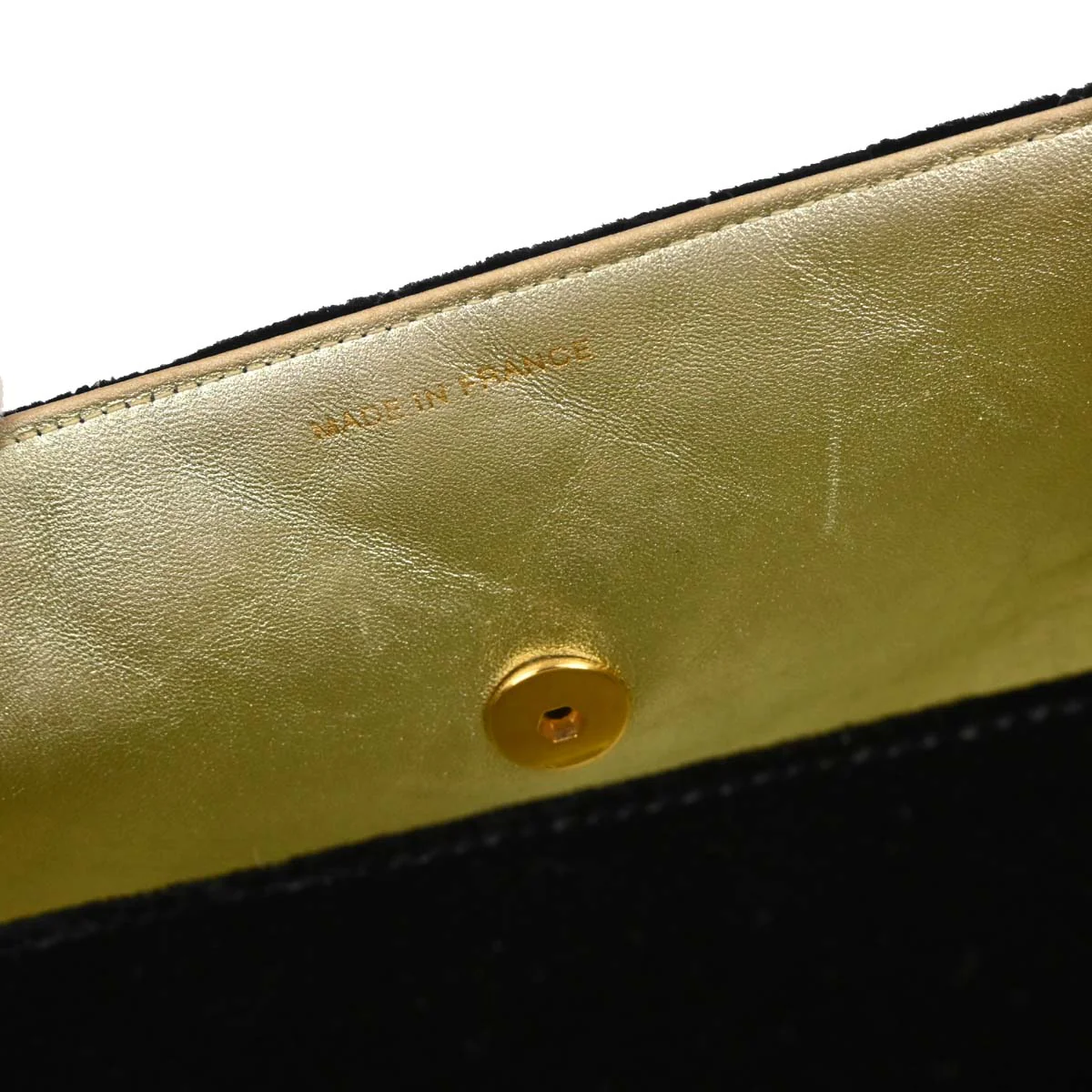 Chanel 1996-1997 Black Velvet Kelly Handbag - Image 9