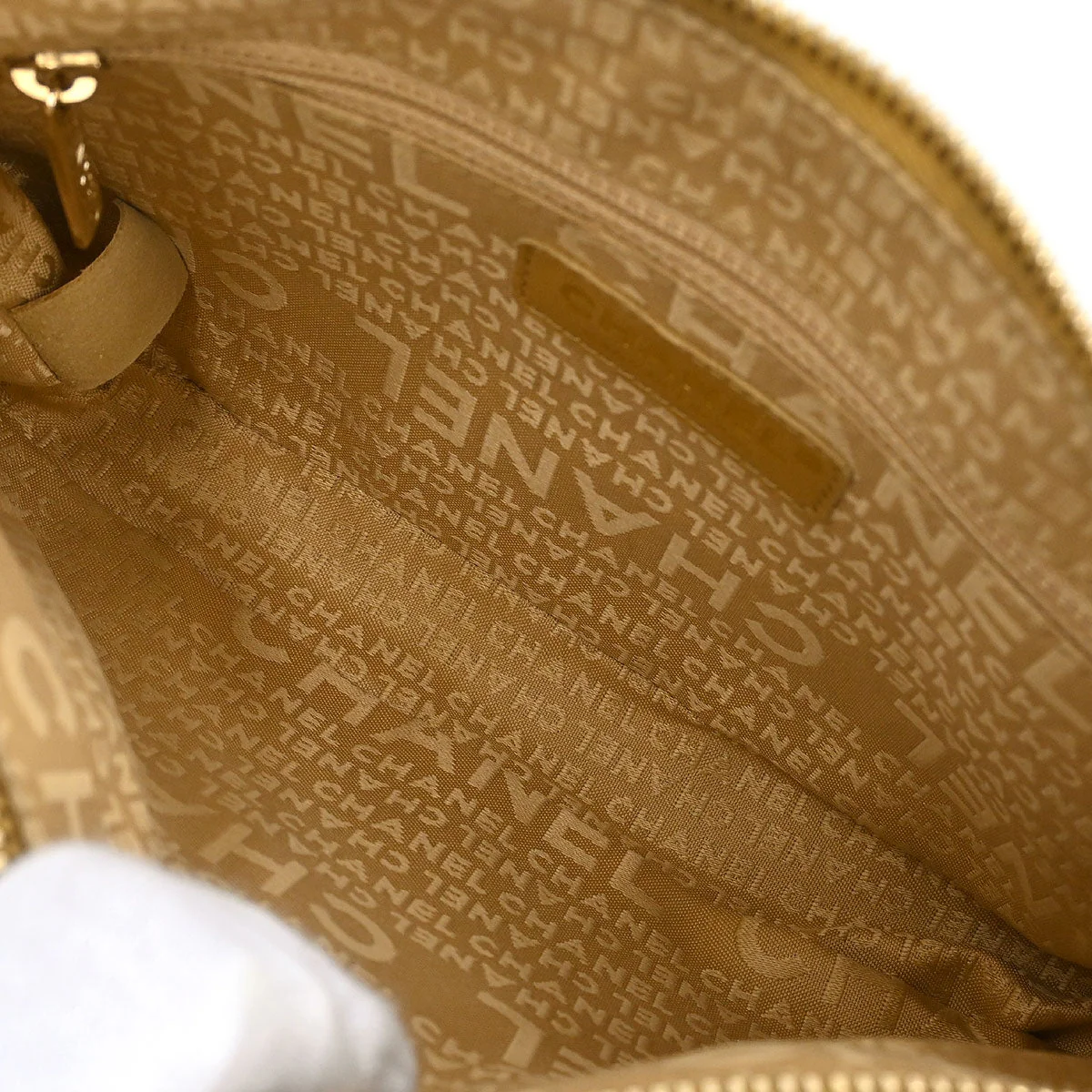 Chanel 2004-2005 Gold Caviar Fringe Handbag - Image 8