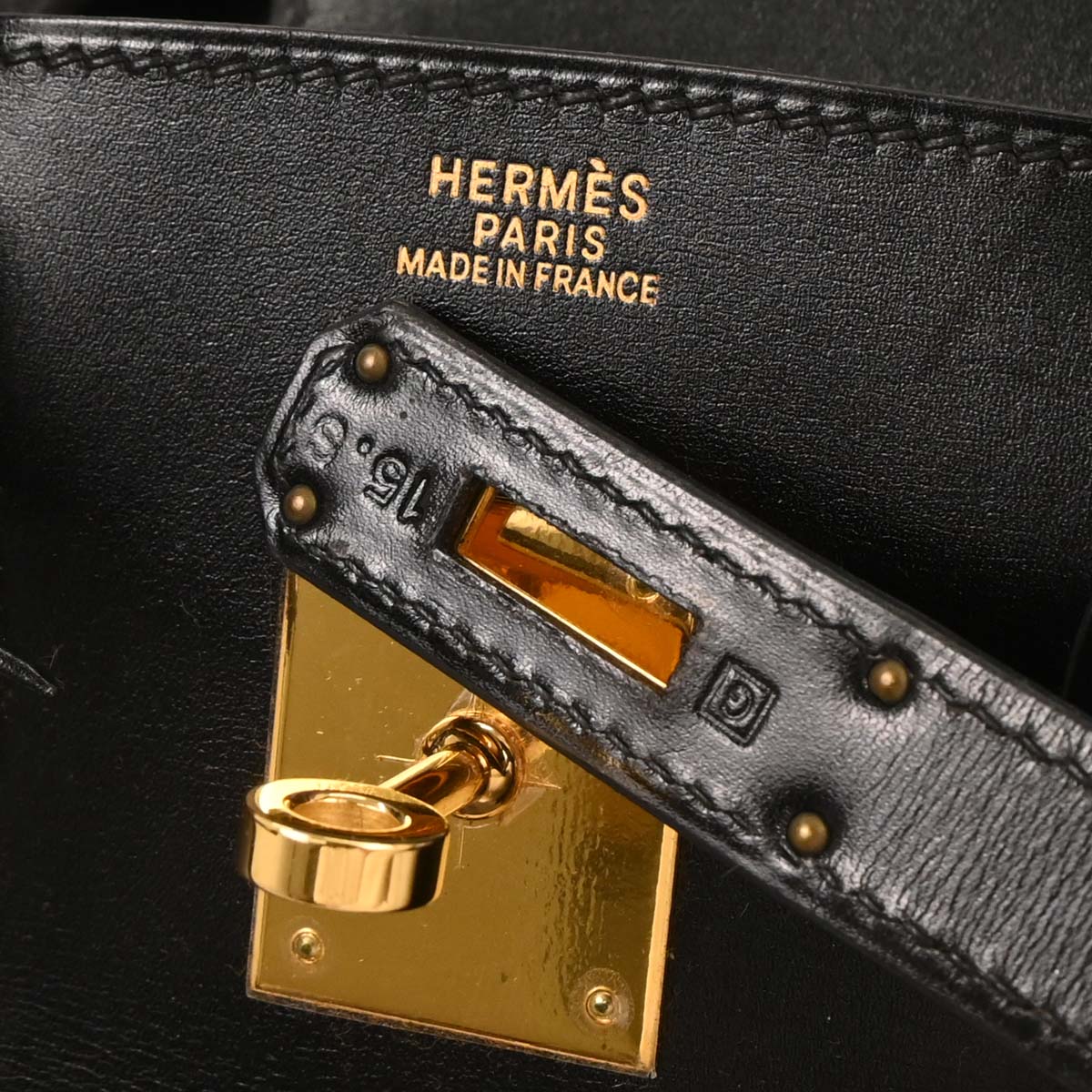 Hermes 2003 Box Calf Birkin 30 Handbag - Image 10