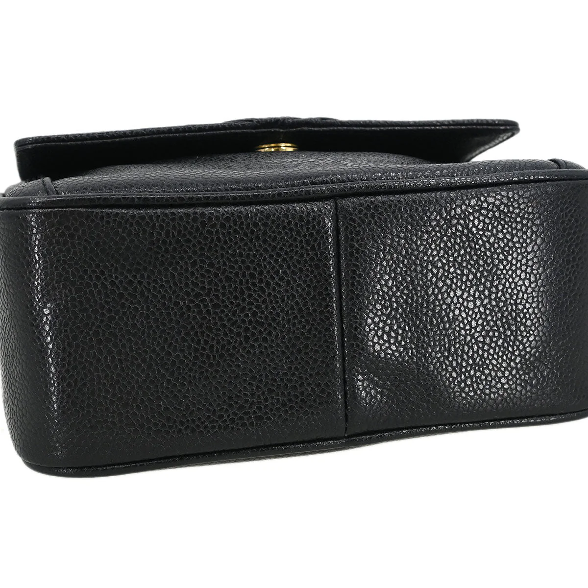 Chanel 1991-1994 Black Caviar Camera Bag Mini - Image 3