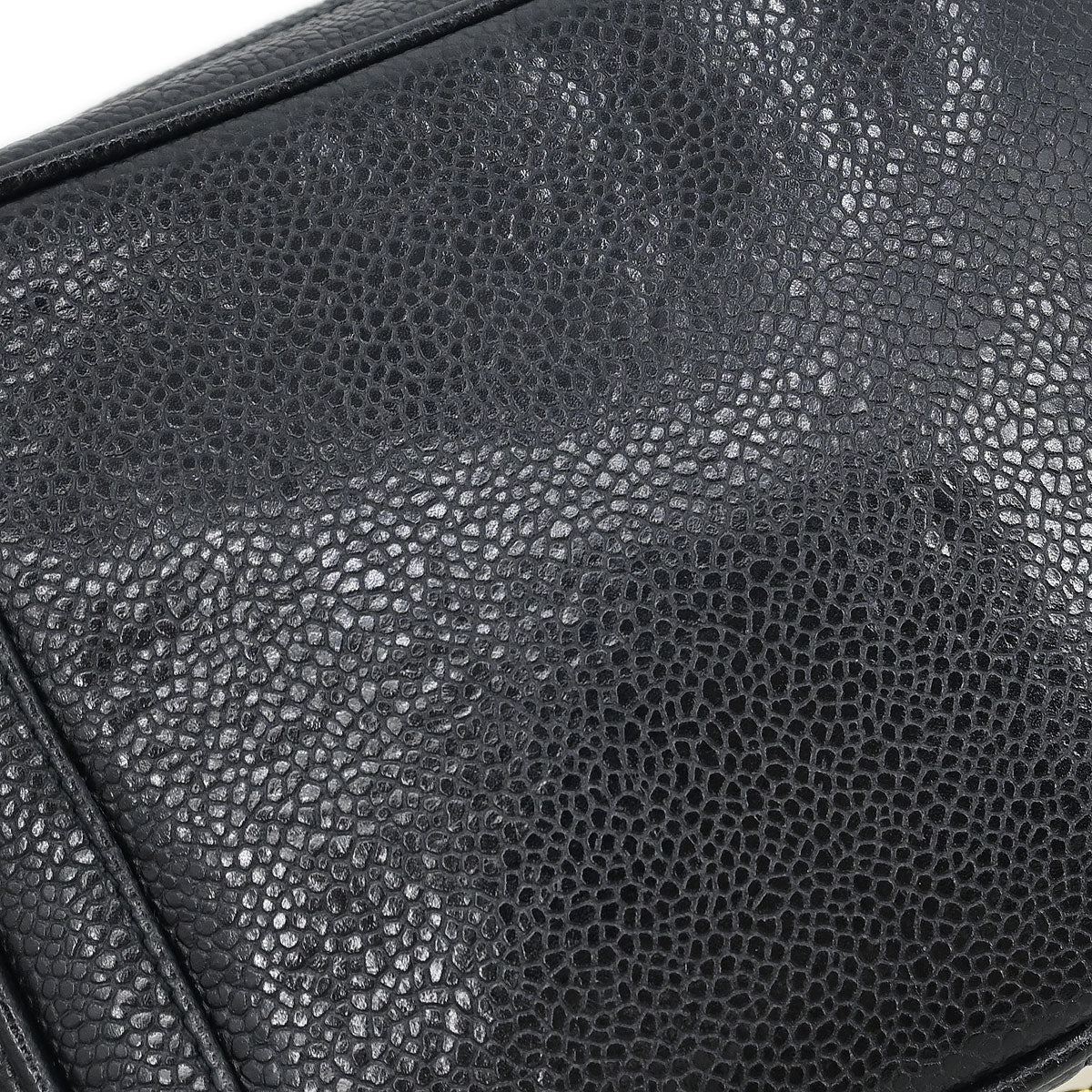 Chanel 1991-1994 Black Caviar Camera Bag Mini - Image 6