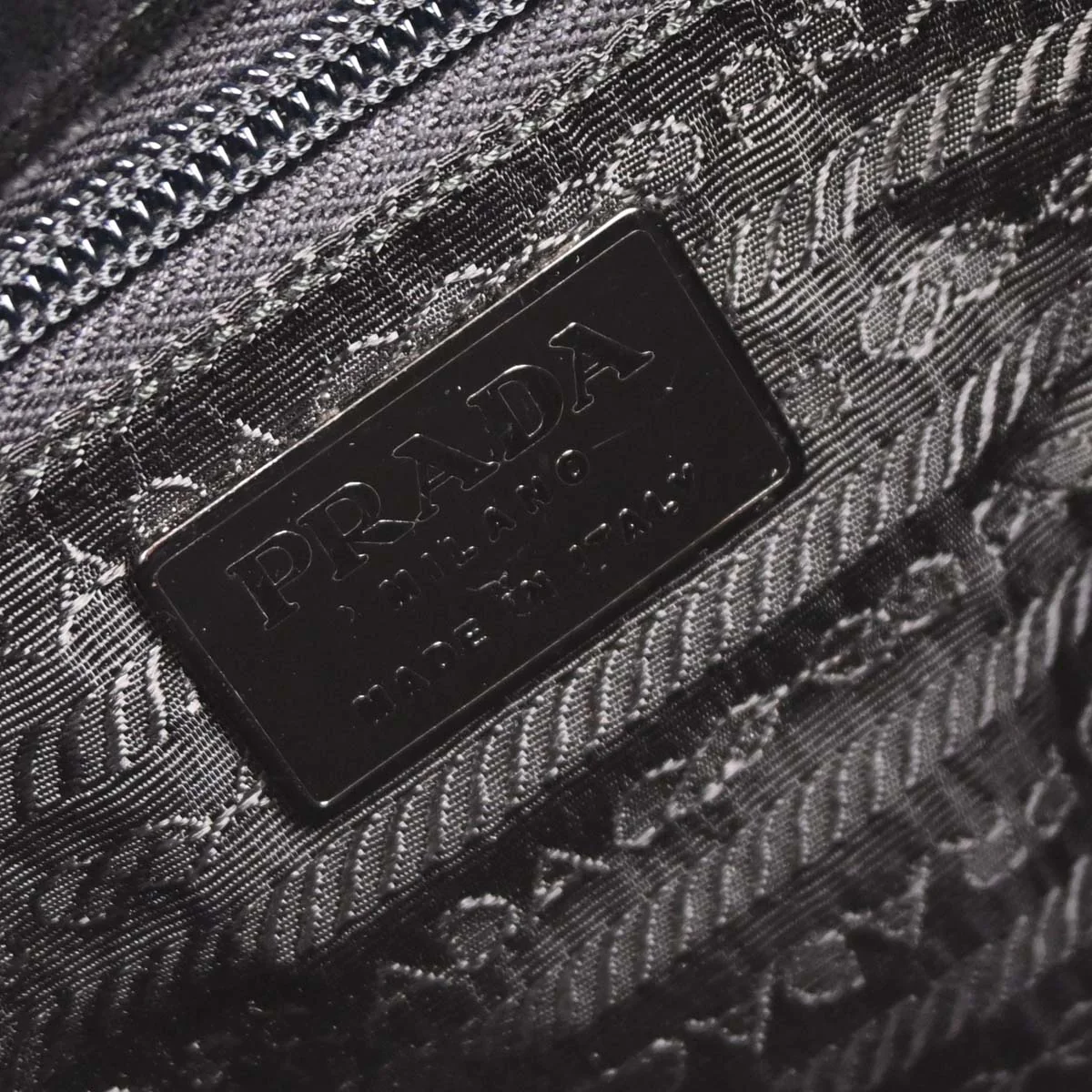 Prada Black Velvet Handbag - Image 8