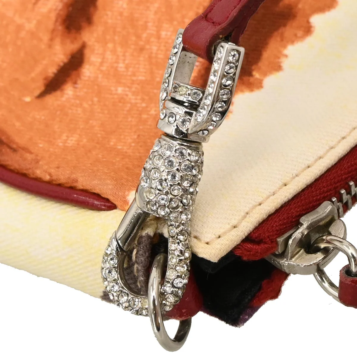 Christian Dior Red Canvas Dior's Victim Limited Saddle Handbag - Image 5