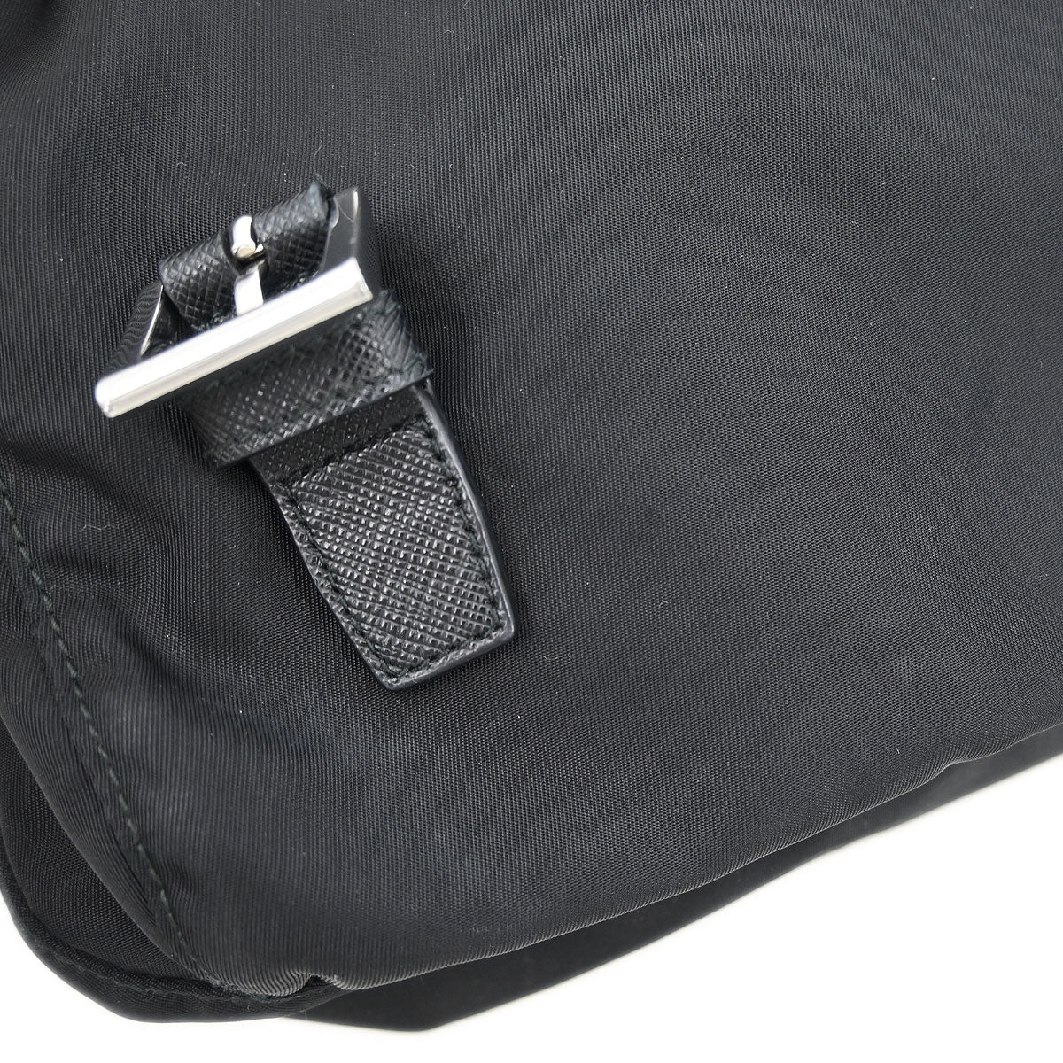 Prada * Black Nylon Shoulder Bag - Image 6