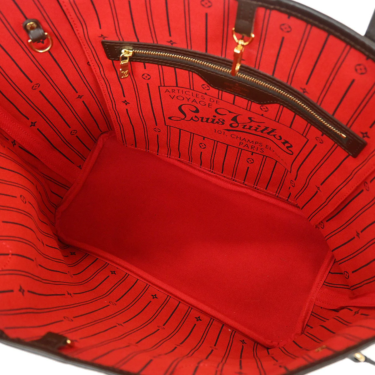 Louis Vuitton Damier Neverfull MM Shoulder Tote Bag N51105 - Image 7