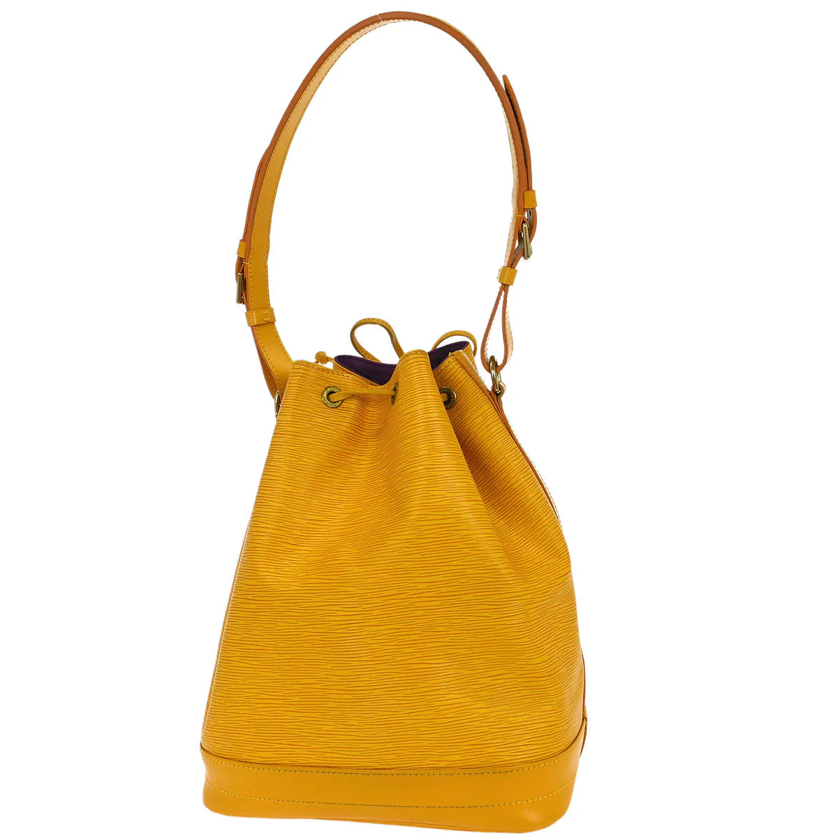Louis Vuitton Yellow Epi Noe Drawstring Shoulder Bag M44009 - Image 2