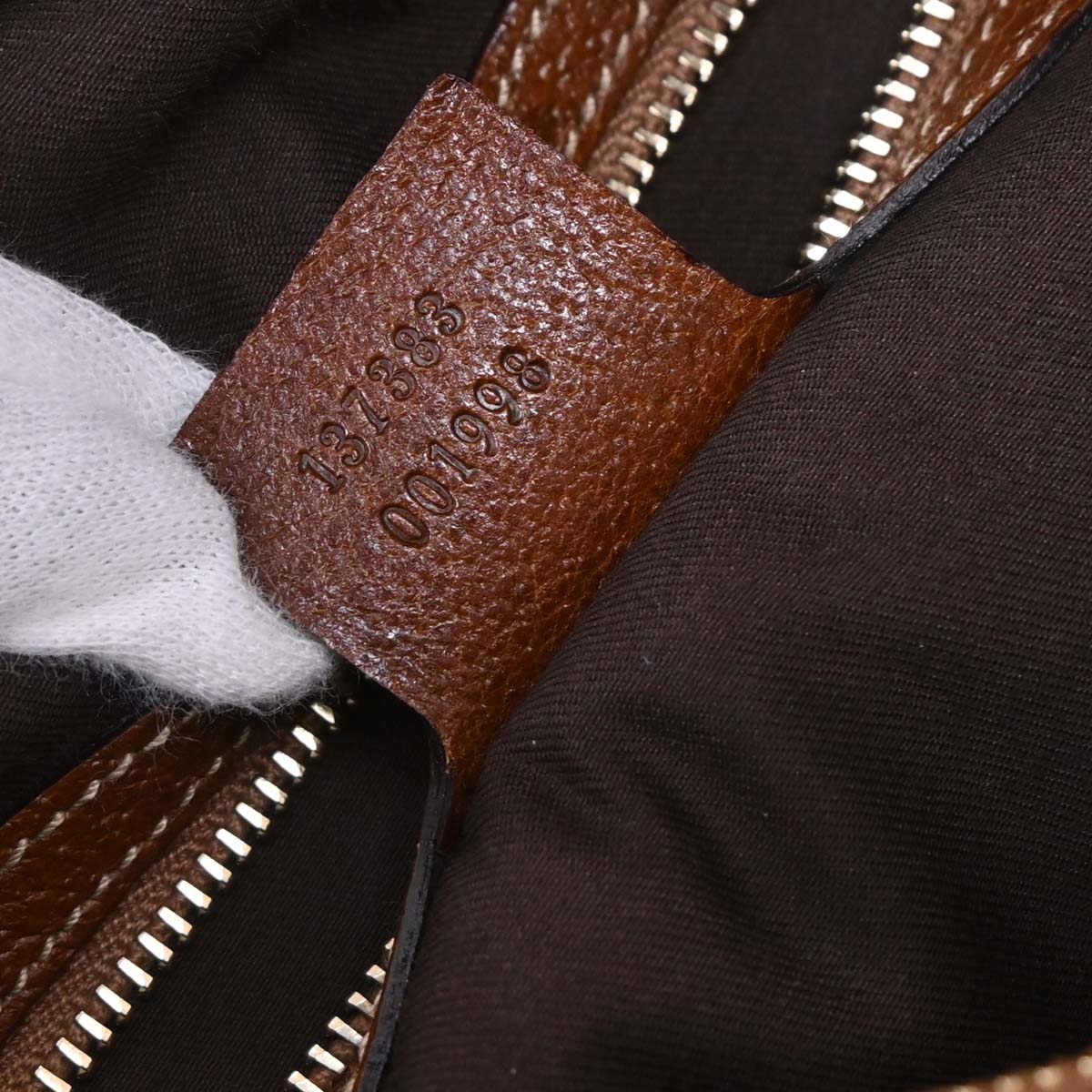 Gucci Beige Bamboo GG Handbag - Image 10