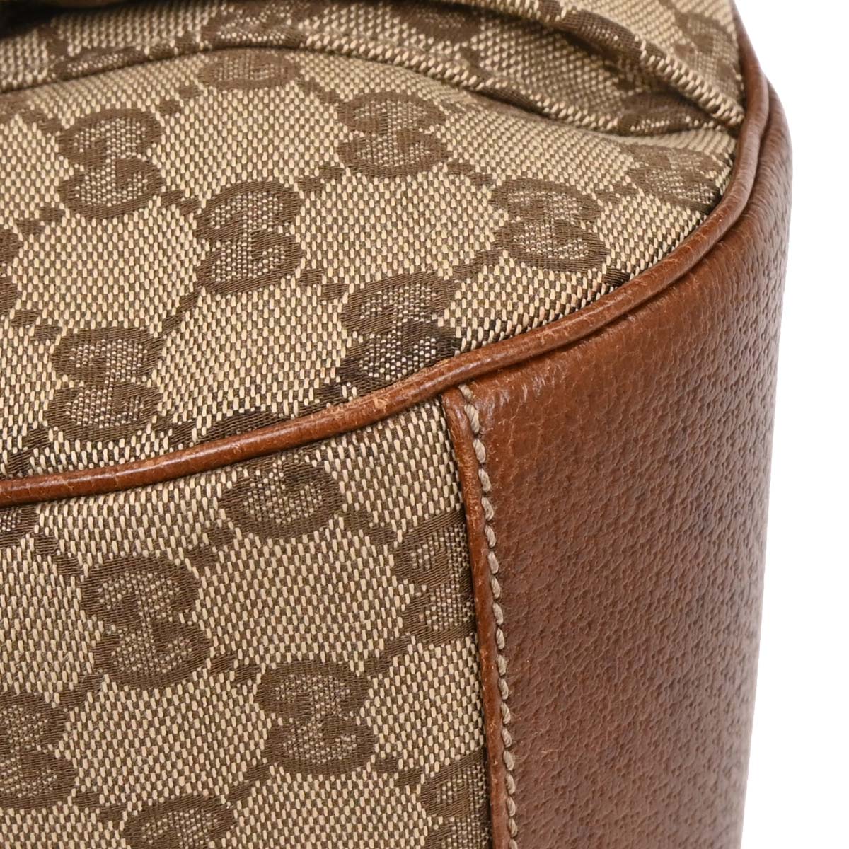 Gucci Beige Bamboo GG Handbag - Image 3