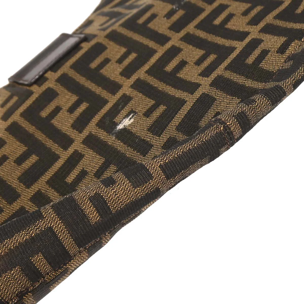Fendi Brown Black Zucca Hobo Bag - Image 6