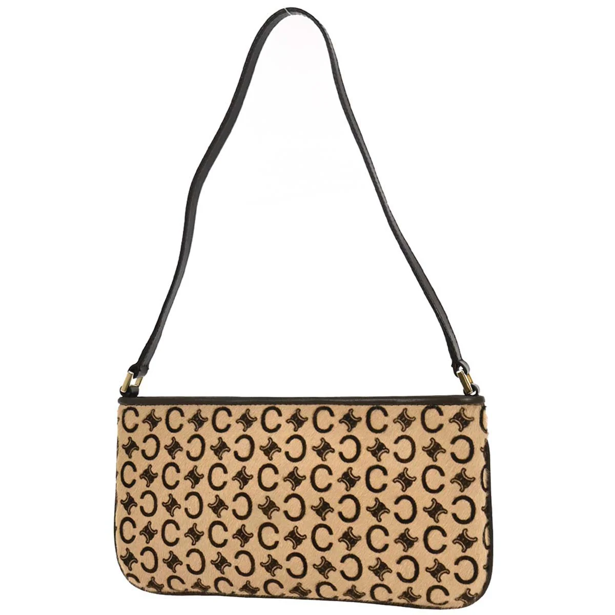 Celine Brown Pony Hair C Macadam Handbag - Image 2