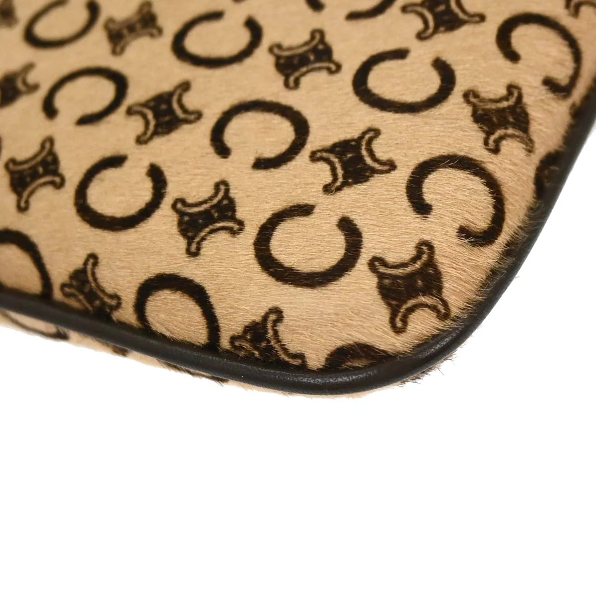 Celine Brown Pony Hair C Macadam Handbag - Image 6