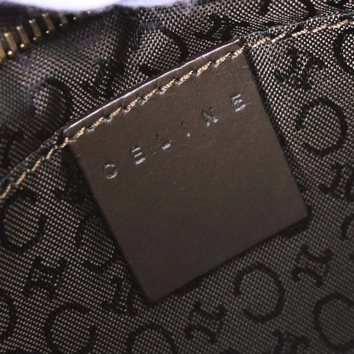 Celine Brown Pony Hair C Macadam Handbag - Image 9