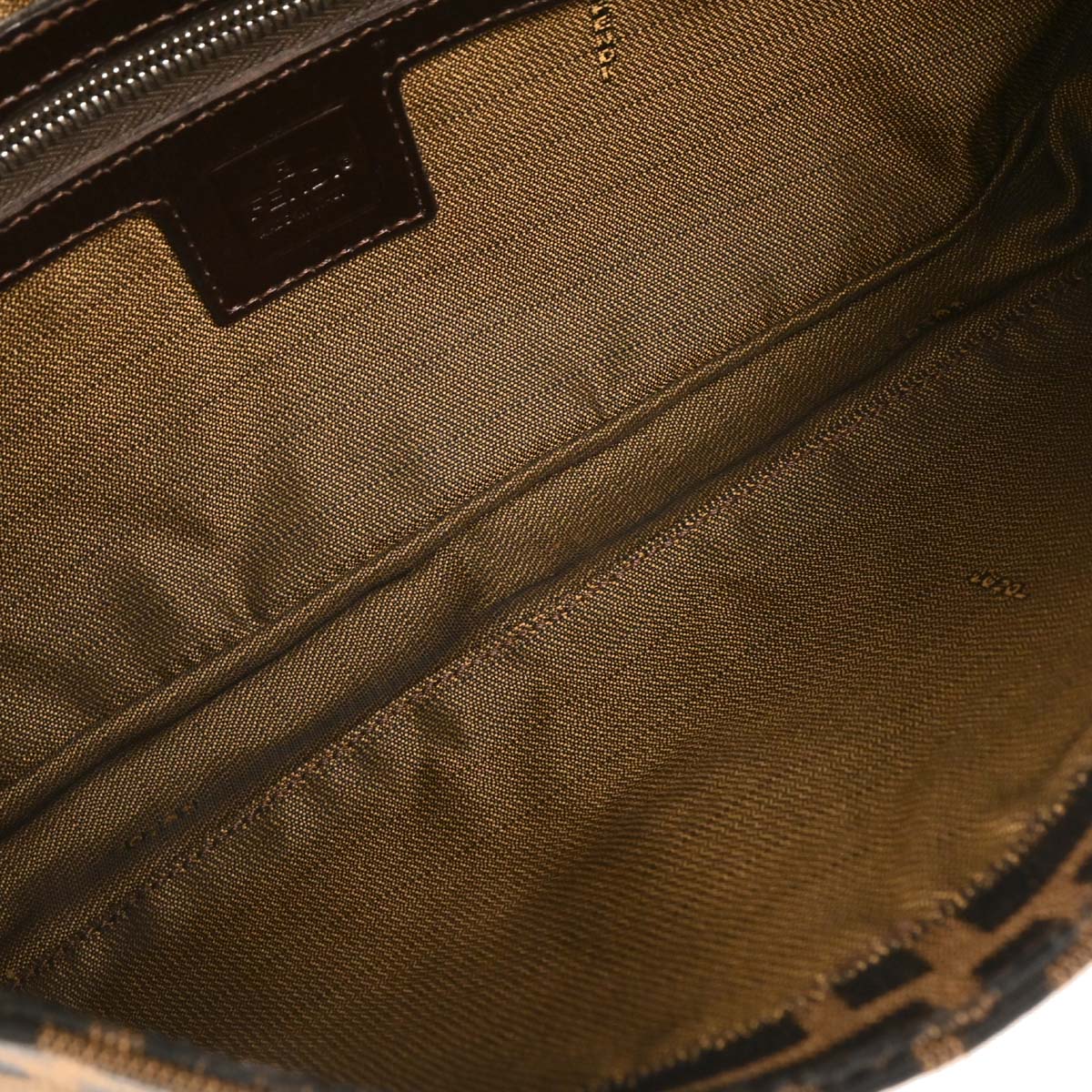 Fendi Brown Zucca Baguette Handbag - Image 8