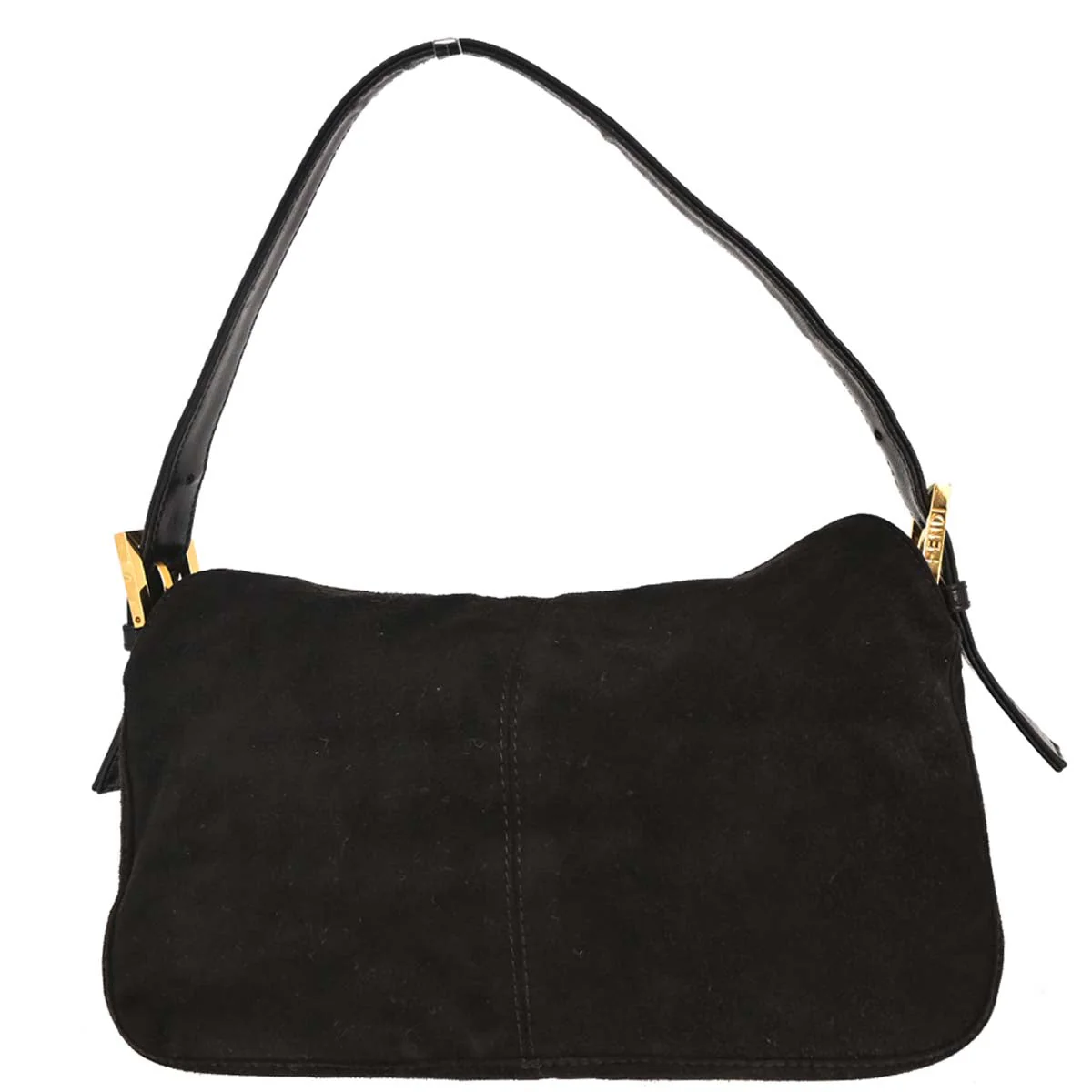 Fendi Black Suede Handbag - Image 2