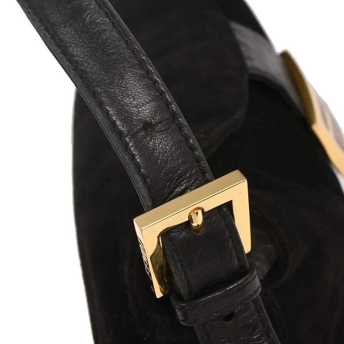 Fendi Black Suede Handbag - Image 4