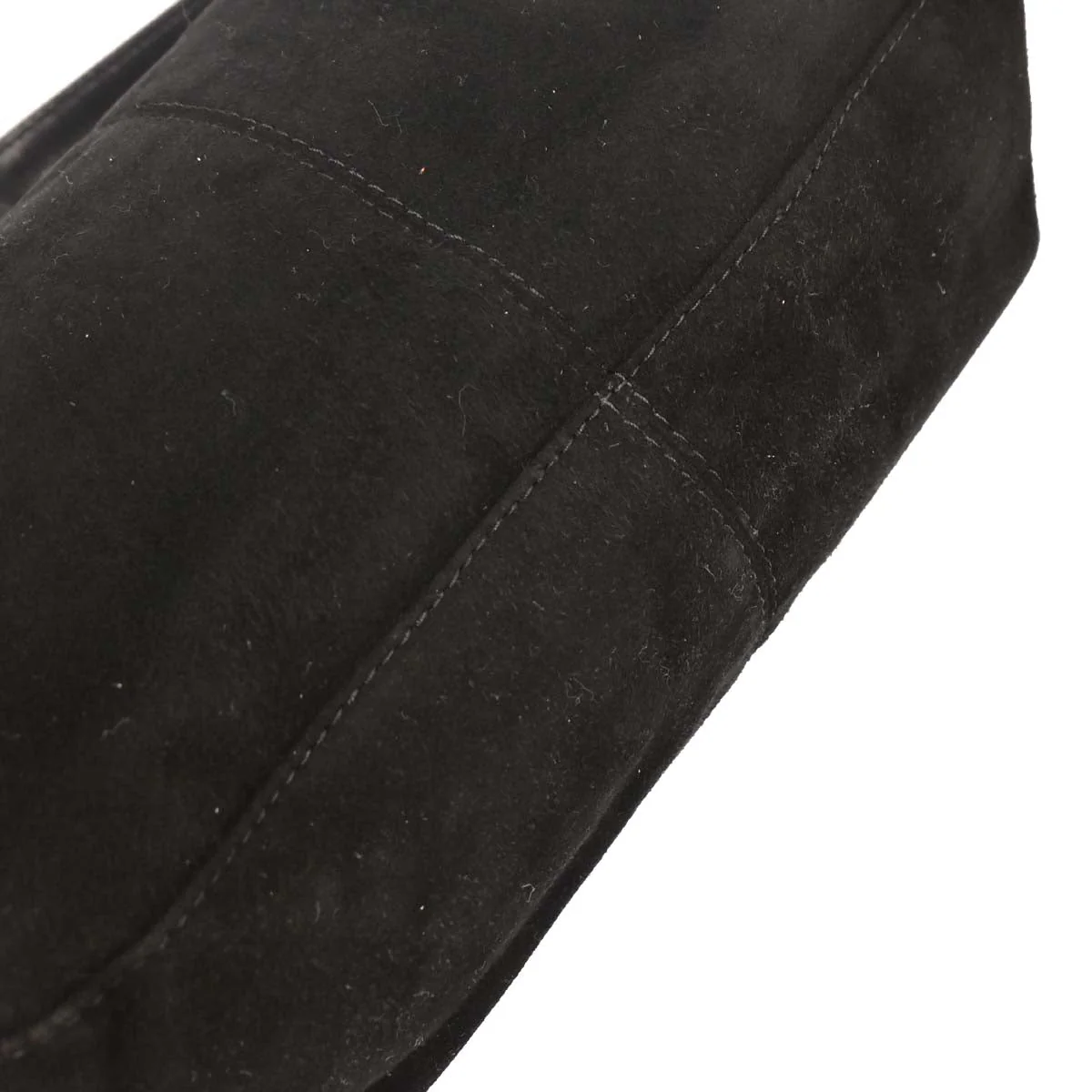 Fendi Black Suede Handbag - Image 5