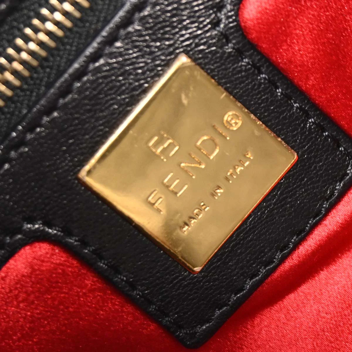 Fendi Black Suede Handbag - Image 9