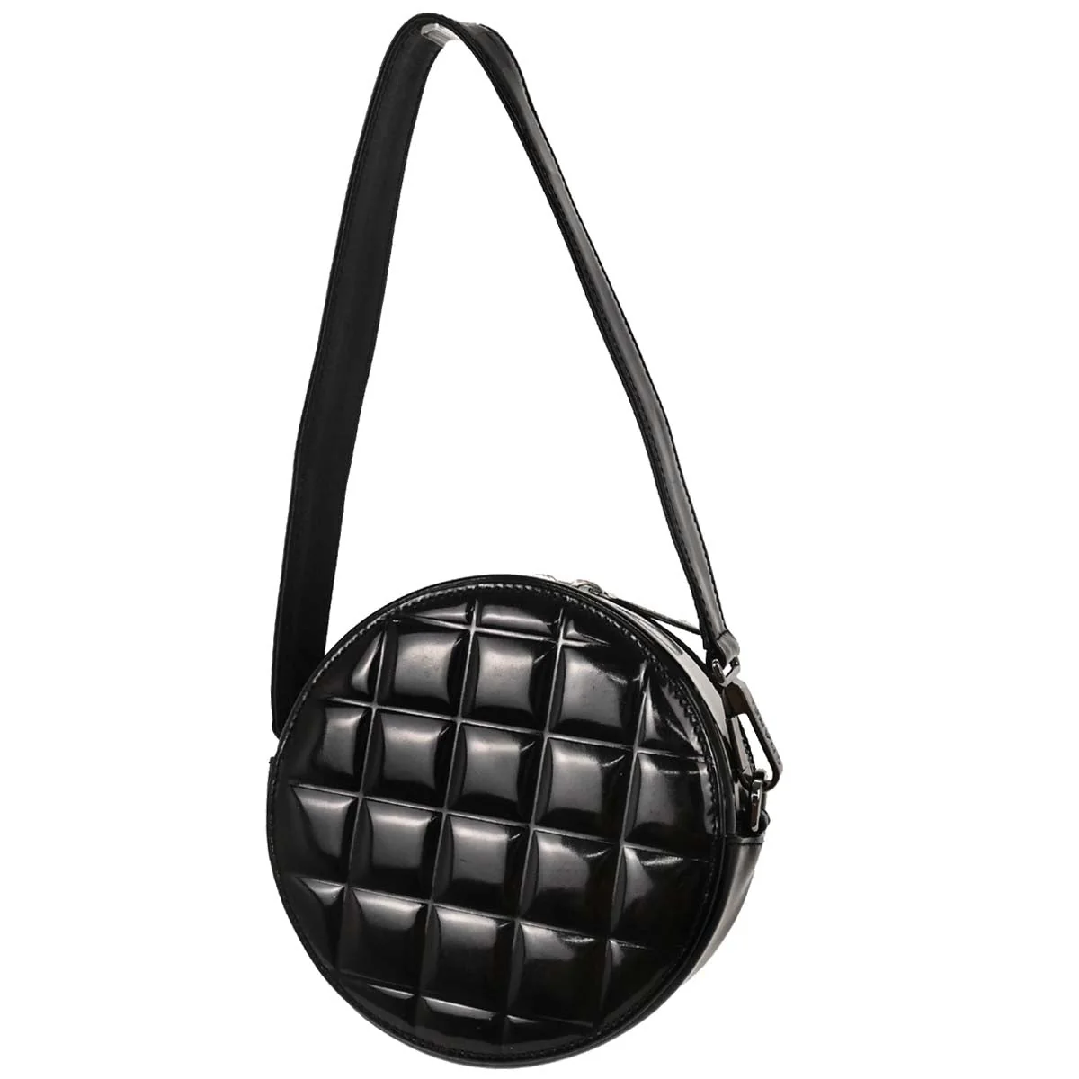 Chanel 2003-2004 Black Patent Leather Handbag - Image 2