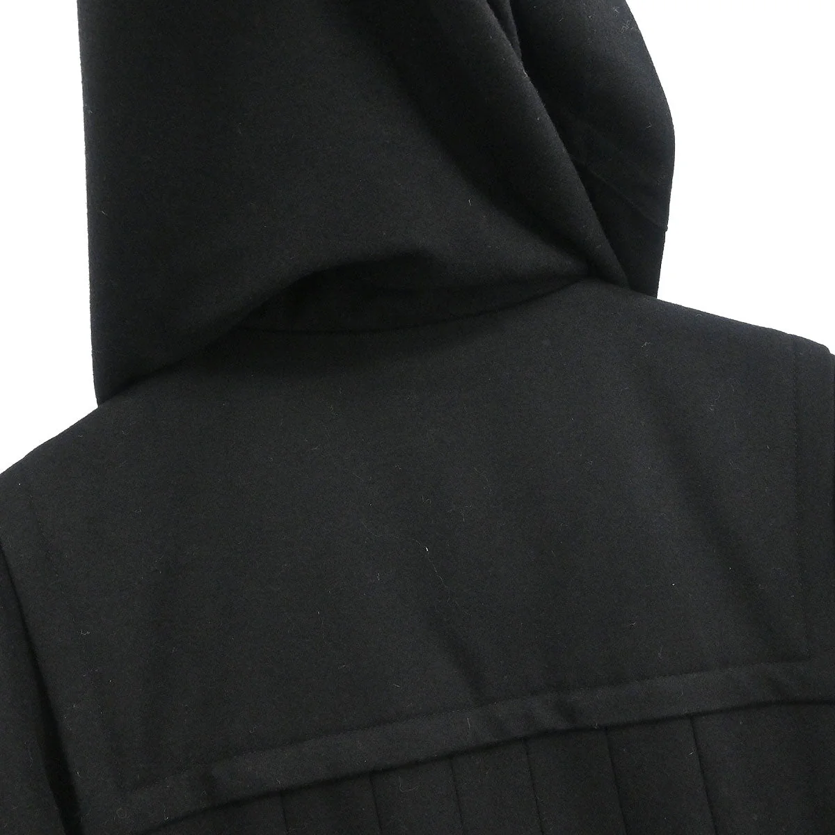 Chanel 2006 Single Breasted Duffel Coat Black #36 - Image 3