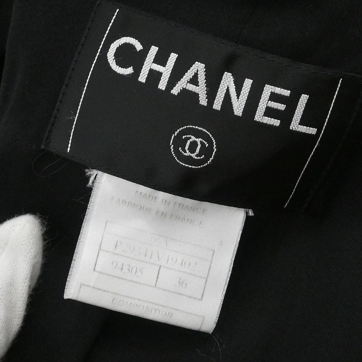 Chanel 2006 Single Breasted Duffel Coat Black #36 - Image 9