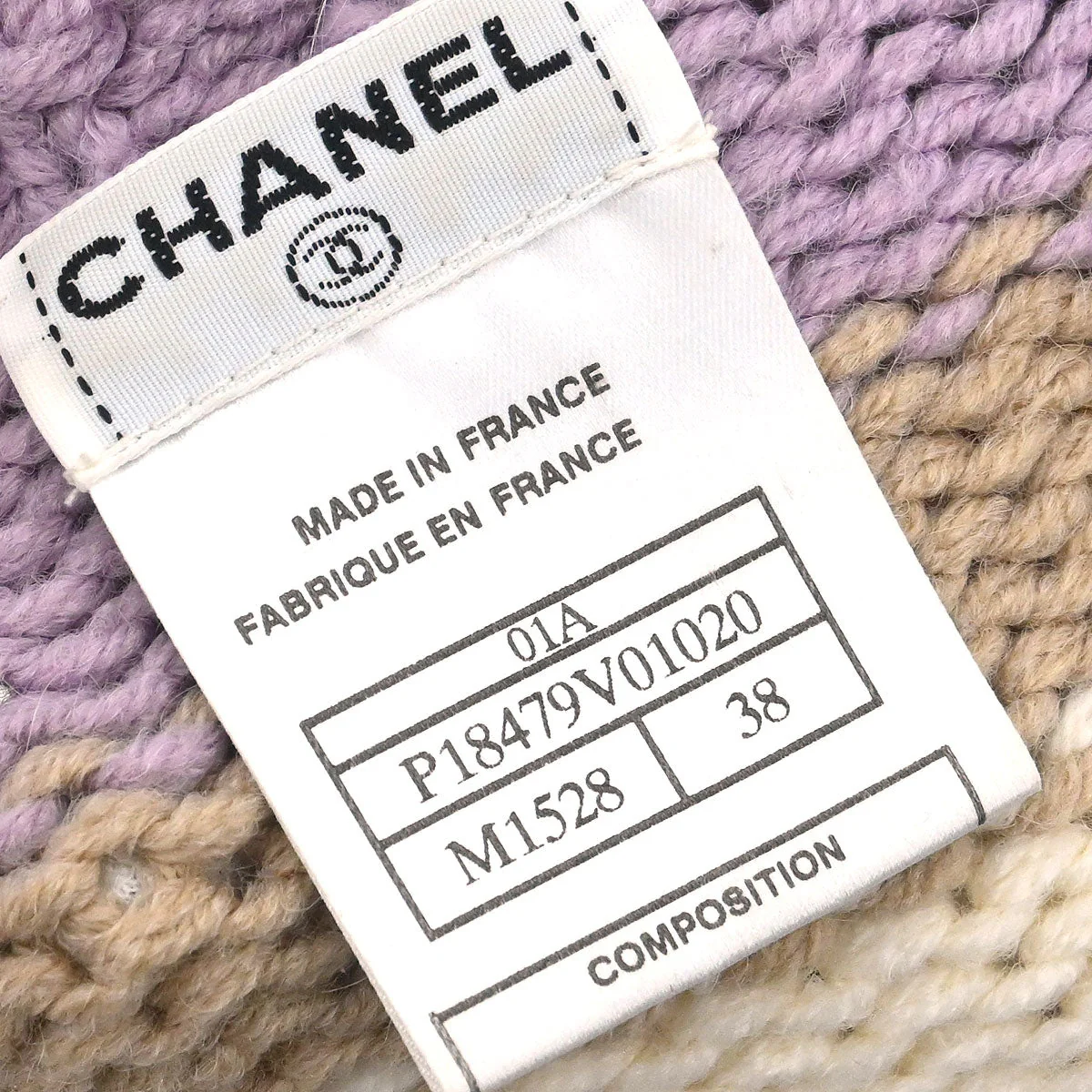 Chanel 2001 Cardigan Light Purple #38 - Image 10