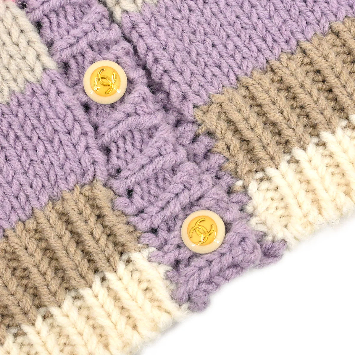 Chanel 2001 Cardigan Light Purple #38 - Image 6