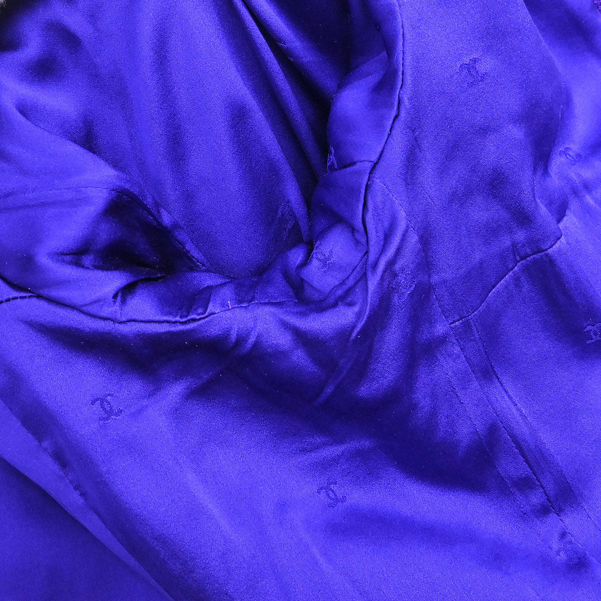 Chanel 1995 Setup Suit Jacket Skirt Purple #42 - Image 7