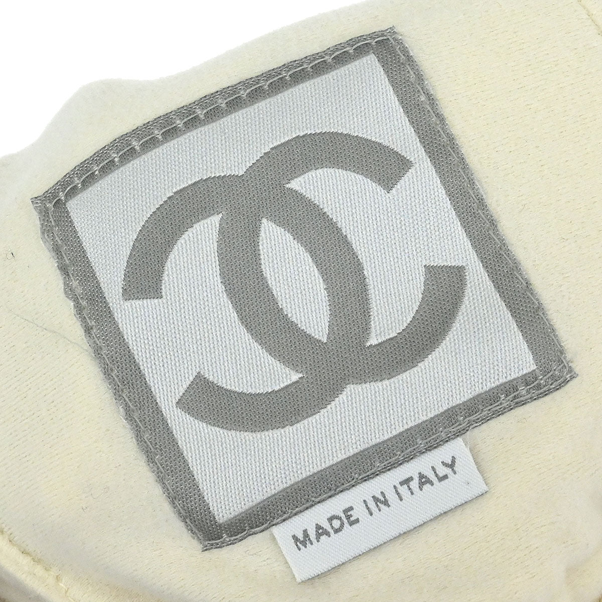 Chanel White Sport Line Knit Cap #M Small Good - Image 5