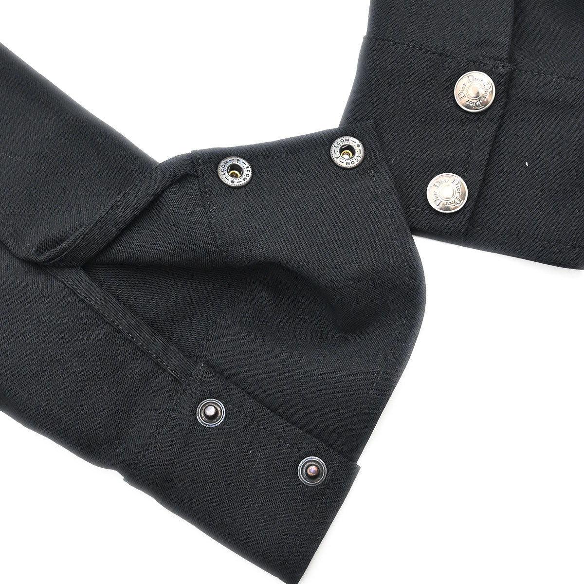Christian Dior 2003 Shirt Blouse Black #36 - Image 6