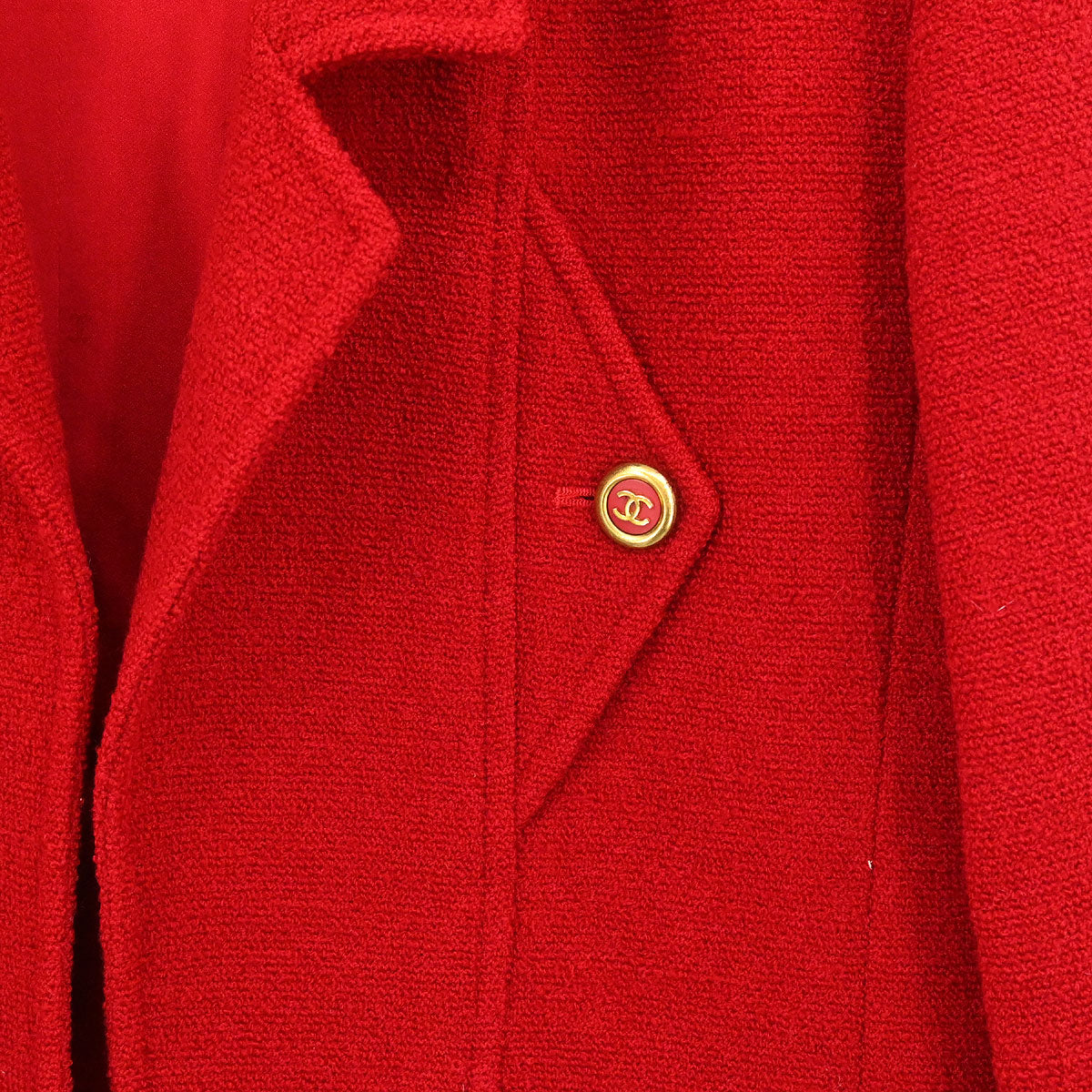 Chanel 1994 Coat Red #36 - Image 4