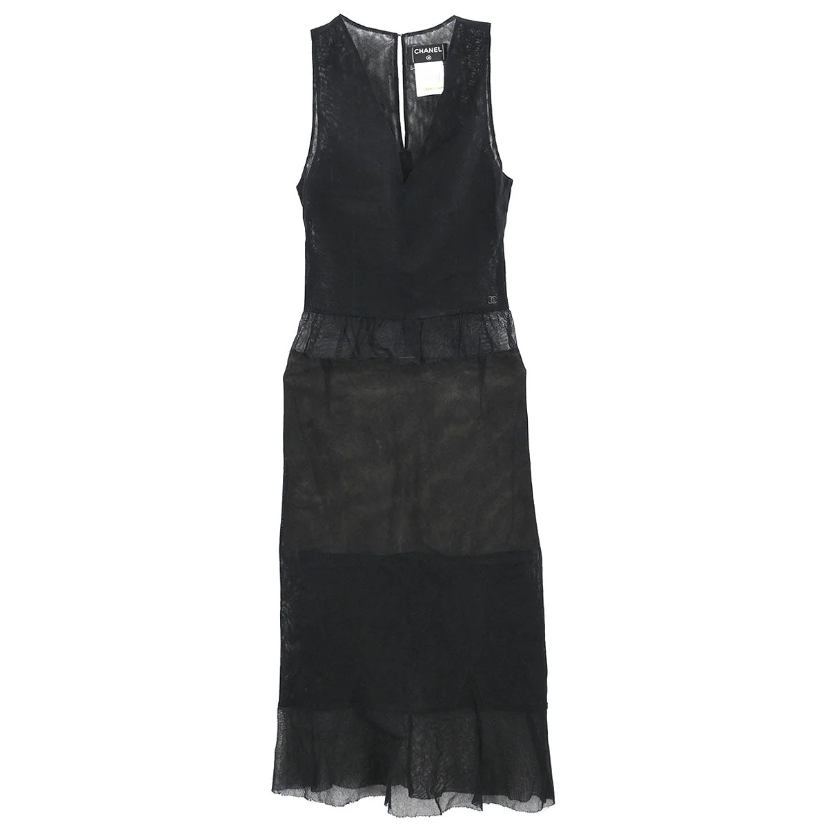 Chanel 2003 Setup Suit Top Skirt Black #34