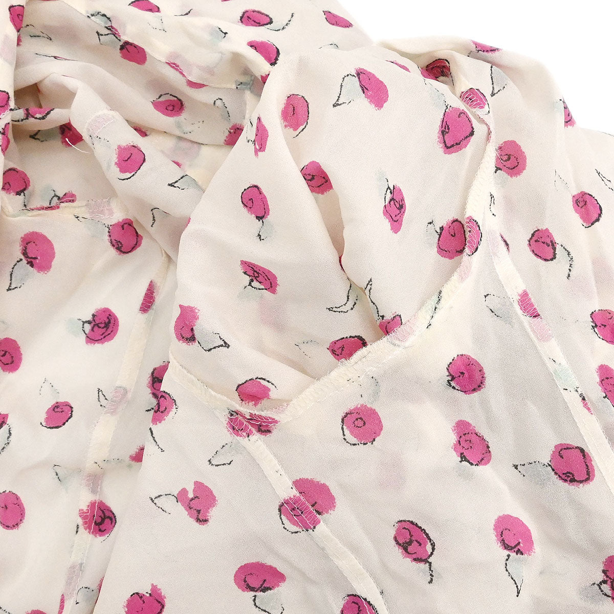 Chanel 1999 Shirt Blouse White #38 - Image 8