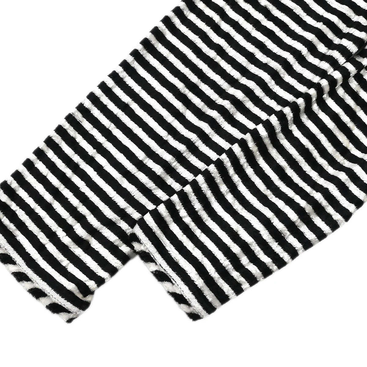 Chanel 2010 Round Neck Top Stripe Black White #38 - Image 5