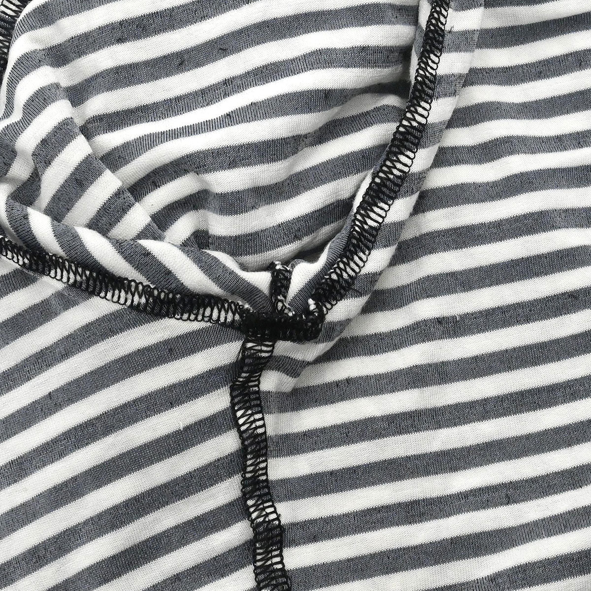 Chanel 2010 Round Neck Top Stripe Black White #38 - Image 7