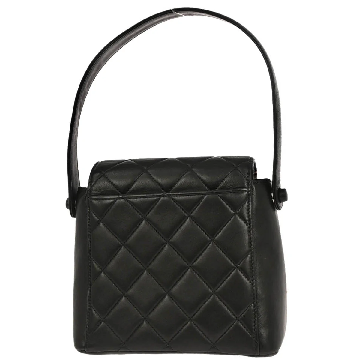 Chanel 1997-1999 Black Lambskin Handbag - Image 2