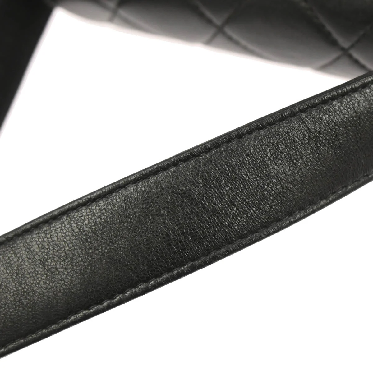 Chanel 1997-1999 Black Lambskin Handbag - Image 3
